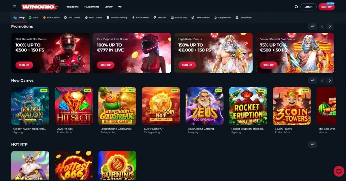 winorio casino